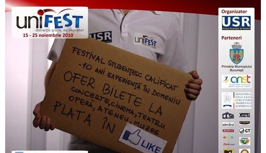 Bilete gratuite pentru studenţi la concerte, teatru şi operă.