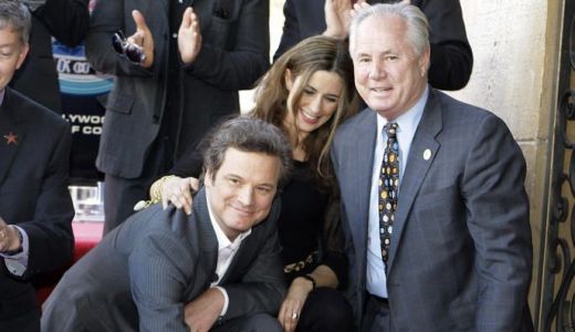 Colin Firth a primit, joi, o stea pe Hollywood Walk of Fame.