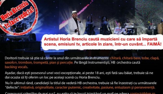 Horia Brenciu te face vedeta!