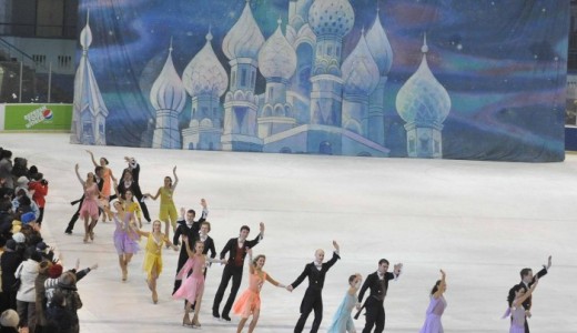 Traian Basescu si-a scos sotia la patinaj