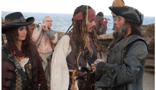 O nouă aventură cu Johnny Depp:"Piraţii din Caraibe"- partea a patra.
