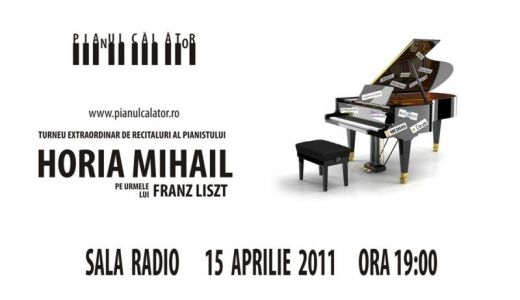 „Pianul Călător” la Sala Radio din Bucureşti.