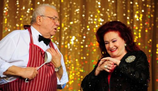 Cuplul Stroe şi Vasilache, omagiat la Teatrul de Revistă.