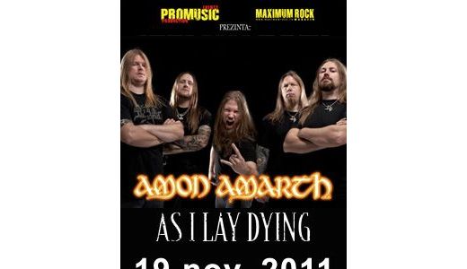 Amon Amarth va cânta în România alături de As I Lay Dying.