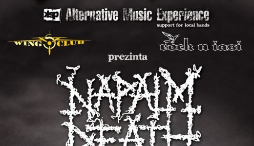Napalm Death concertează pentru a treia oară în România.