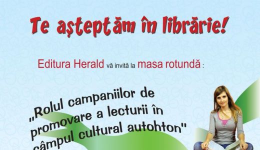 Editura Herald promovează lectura.