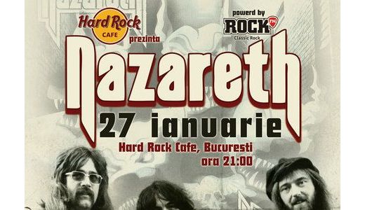 TROOPER va deschide concertul Nazareth din 27 ianuarie 2012.