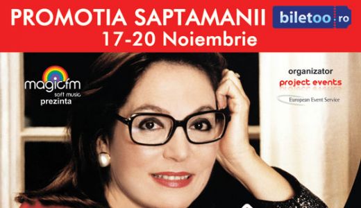 Bilete mai ieftine pentru concertul „NANA MOUSKOURI”!