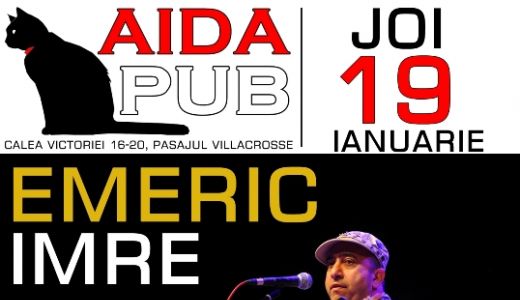 Emeric Imre va servi la Aida Pub "O ratie de folk"