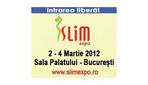 Slăbeşte cu ajutorul SLIM EXPO - 2-4 martie, Sala Palatului din Bucureşti.