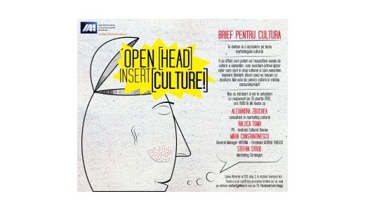 Open [head], insert [culture] - Brief pentru cultură.