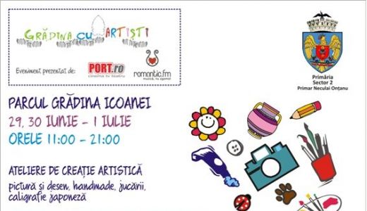 "Grădina cu Artişti": Arta, echilibru si activitati caritabile, 29 iunie – 1 ...