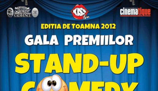 Gala Premiilor Stand Up Comedy 2: 15 comedianti pe 9 noiembrie la Palatul Copiilor.