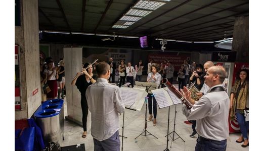 Muzica clasica la metrou -de Zilele Bucurestiului