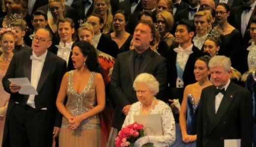 Angela Gheorghiu a cântat pentru Regina Elisabeta a II-a la Opera Regală din Londra.