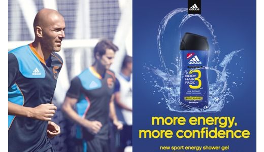 Adidas reinnoieste liniile de gel de dus pentru barbati