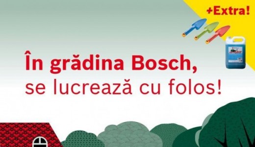 In gradina Bosch se lucreaza cu folos !