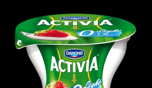 Noul iaurt Activia Light, cu 0% grasime si 100% placere