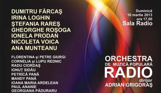 Concert folcloric aniversar în cinstea lui Gheorghe Turda.