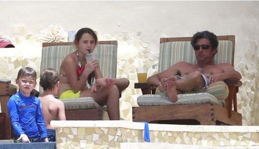 Patrick Dempsey, la 47 de ani: Actorul din "Anatomia lui Grey", la plajă cu familia.