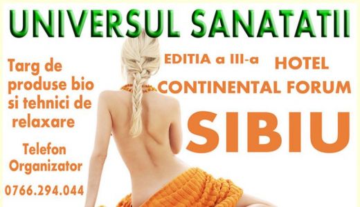 În luna aprilie vor avea loc două expoziţii de produse bio "Universul Sănătăţii".