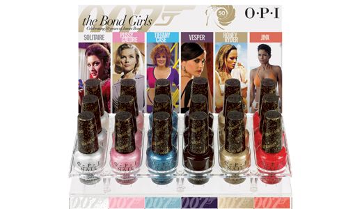 OPI se alatura agentului Bond 007 pentru a lansa 6 noi  si revolutionare lacuri Liquid Sand inspirate de  50 ani de James Bond!