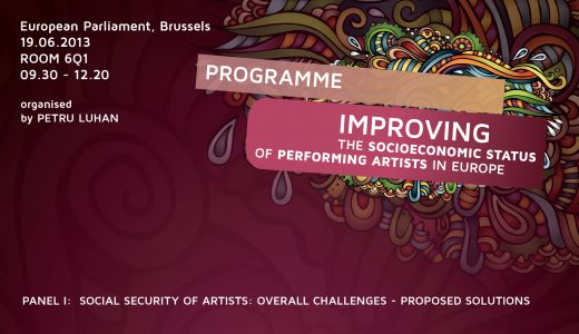 Premiera: Artistii romani merg in Parlamentul European!