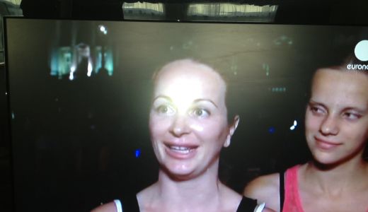 Delia Antal a iesit la jogging si a ajuns la BBC si Euronews!