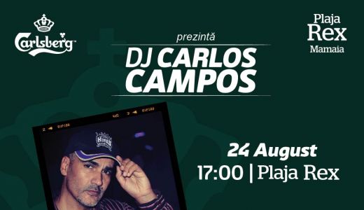 Petrecere exclusiva Carlsberg in Mamaia, cu DJ Carlos Campos