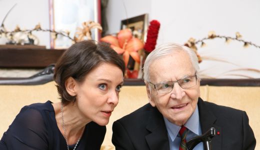 Radu Beligan a petrecut cateva momente la Cornu in stil balinez