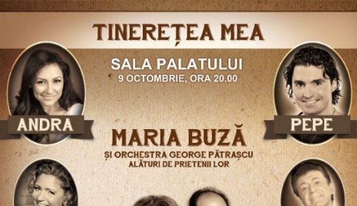 Maria Buză în concert la Sala Palatului.