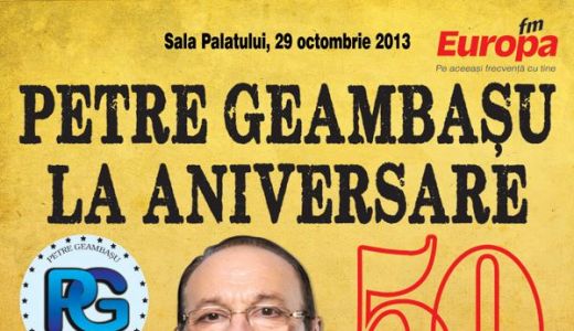 Spectaculoase pregătiri pentru Gala Aniversară Petre Geambaşu.