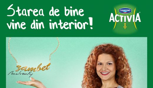 Activia lanseaza campania  "Starea de bine vine din interior!"