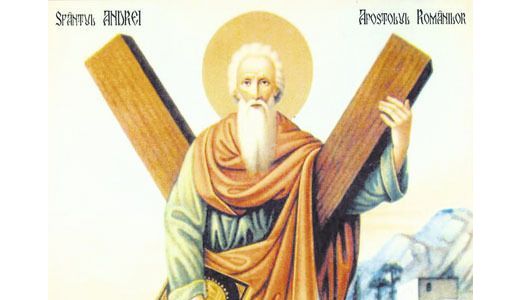 Sfântul Andrei, ocrotitorul României.