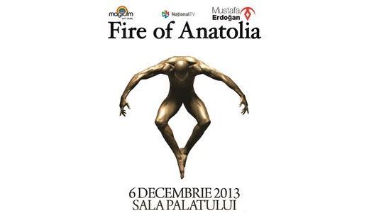 Spectacolul de dans Fire of Anatolia, din nou pe scena de la Sala Palatului.