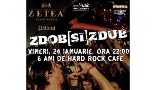 Trupa Zdob şi Zdub cântă vineri în Bucureşti.