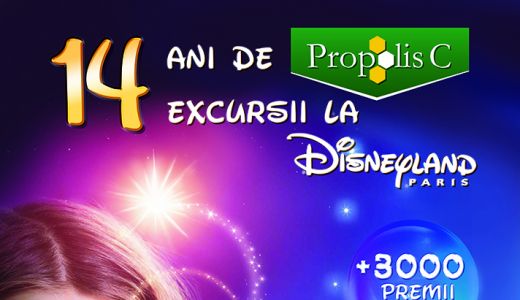 14 ani de Propolis C, 14 excursii la Disneyland Paris!