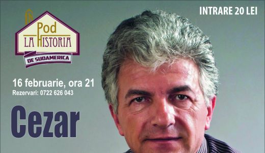 Cezar Petrovici vine cu Folk In Pod la Historia