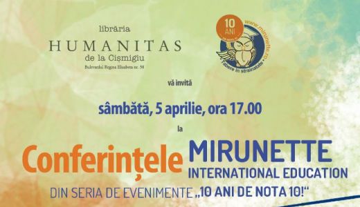 Seminar educaţional: “5 o'clock Tea: English and Books, your one-way ticket to success!”.