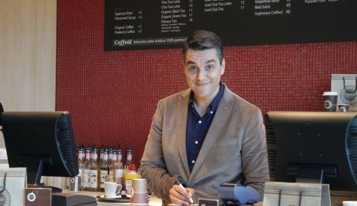 Cristi Brancu si Raluca Moianu au oferit cafea pentru un an