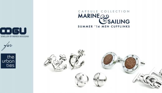 Colectia capsula de butoni din argint "Marine&Sailing" by Moogu Contemporary Jewellery