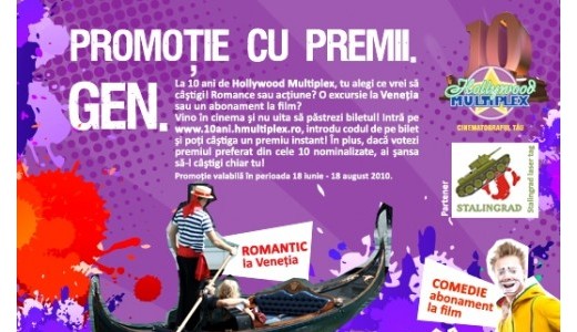 Cinema Hollywood Multiplex aniverseaza 10 ani!