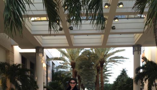 Ramona Badescu a ajuns in haina de blana la Miami
