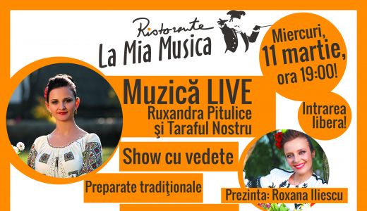 Show culinar cu vedete si muzica traditional-romaneasca La Mia Musica!