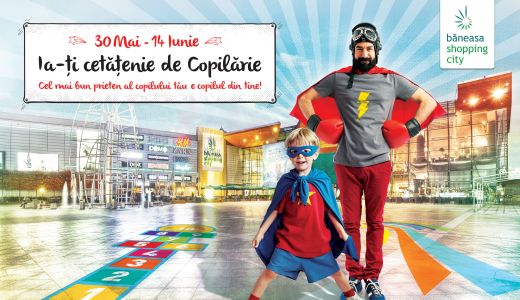 Un cunoscut mall din Baneasa te provoaca sa devii cetatean al Copilariei