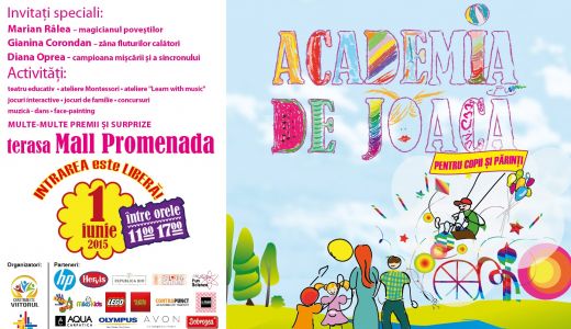Vesti noi! ACADEMIA DE JOACA vine cu suprize noi de la o saptamana la alta!