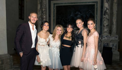 Romancele de la Amadeus au cantat la Venetia pentru Lindsay Lohan, Michelle Rodriguez si alte staruri de la Hollywood