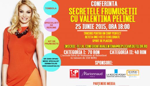 Valentina Pelinel te invita sa-i descoperi secretele frumusetii alaturi de specialisti in domeniu!