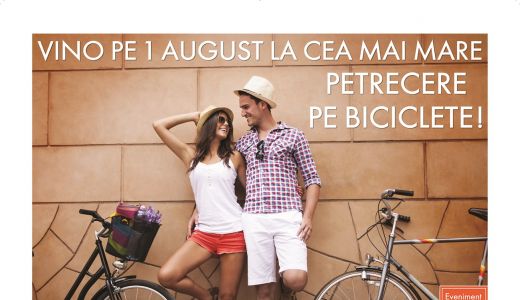 Summer Bike Fiesta ia startul pe 1 august intr-un cunoscut mall din Bucuresti!