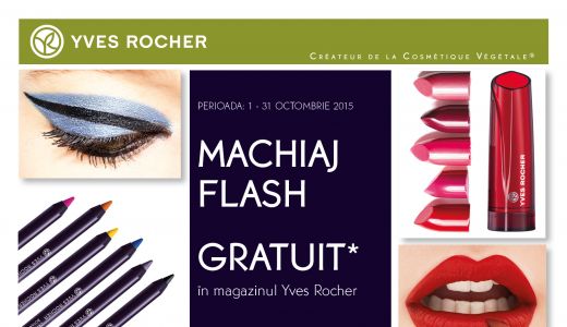 Machiaj gratuit, toata luna octombrie!